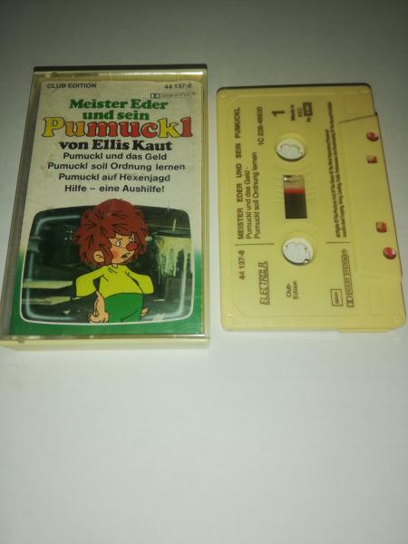 Pumuckl Doppelfolge und das Geld/soll Ordnung lernen/auf Hexenjagd/Hilfe-eine Aushilfe! Beige mit Braunen Druck 44137-8 EMI Club Edition